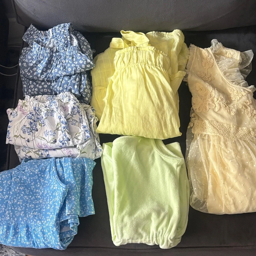 Lot of 8 Girls Outfits Clothes Gap-OldNavy size Medium 7/8 - Picture 1 of 11